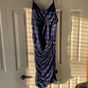 Navy blue zaful dress/ semi long